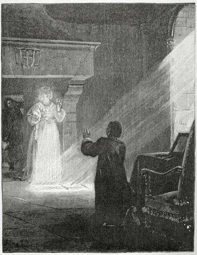 الرجل في القناع الحديدي ، القرن التاسع عشر (نقش وزن الجسم) بواسطة توني روبرت فلوري